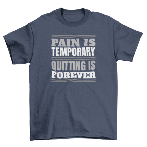 “Pain is Temporary” T-Shirt – Exclusive from RES1LIENCE